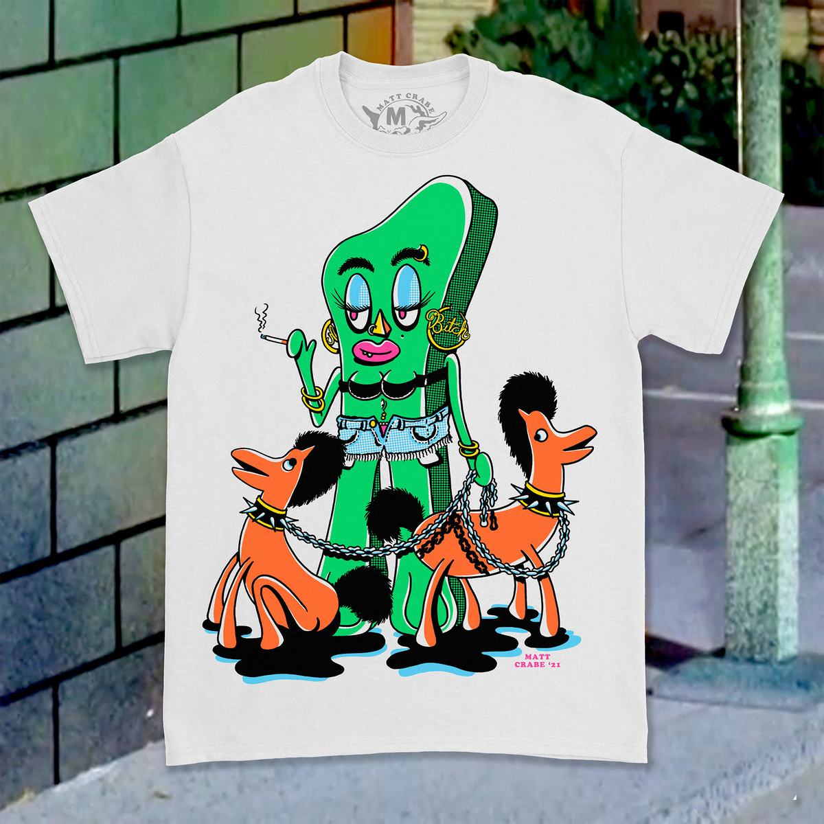 LIBATC RV Graffiti Shirt - Clay Color, Size M - View #6
