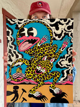 Load image into Gallery viewer, Leopard Transforming on a Construction Site print

